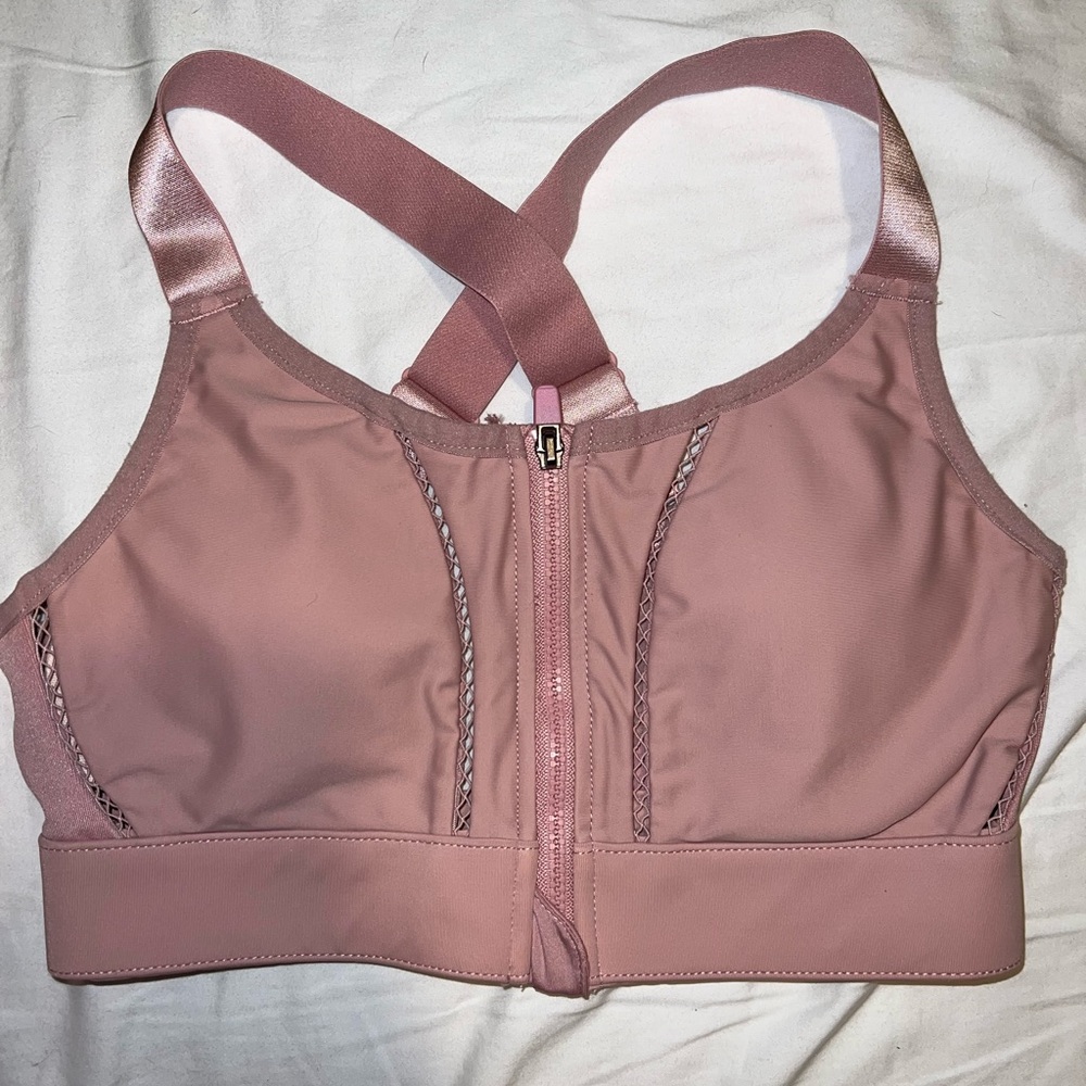 Fabletics High Impact Pink Sports Bra